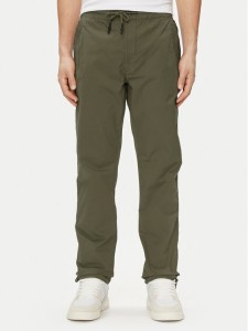 Pepe Jeans Spodnie materiałowe Parachute Pant PM211685 Khaki Regular Fit