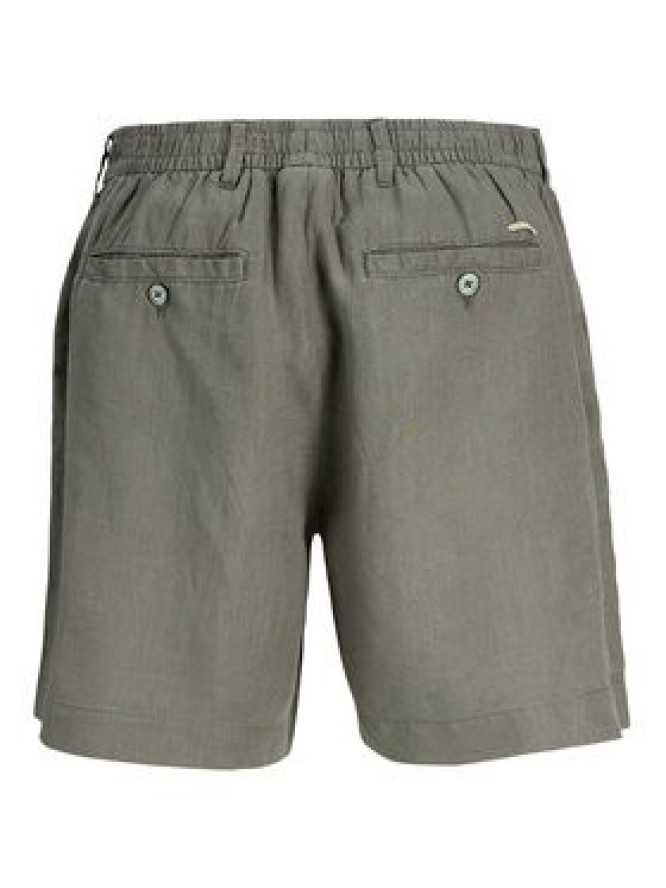 Jack & Jones Szorty materiałowe Lawrence 12253134 Zielony ciemny Wide Leg
