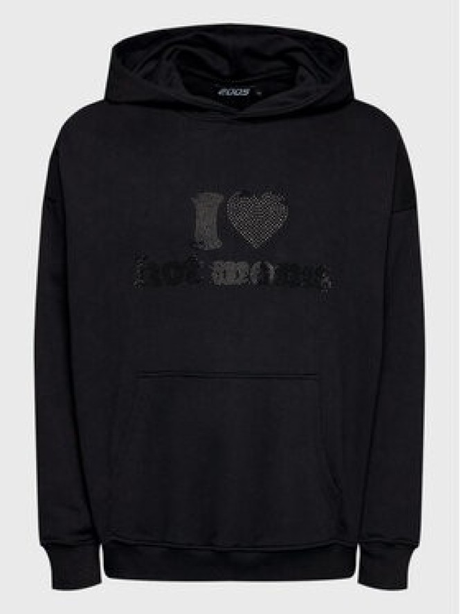 2005 Bluza Unisex Hot Moms Czarny Relaxed Fit