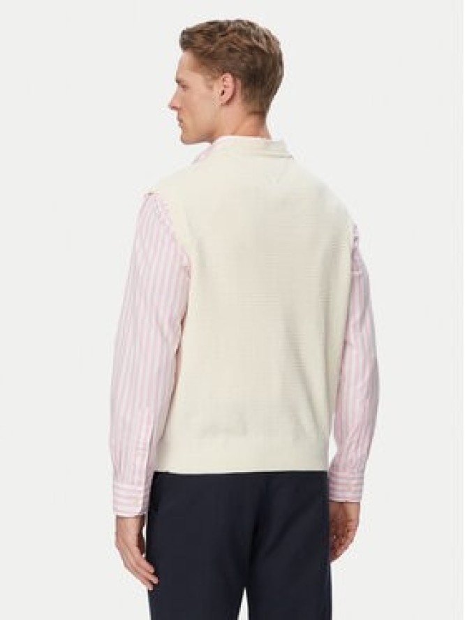 Tommy Hilfiger Sweter MW0MW43244 Kremowy Regular Fit