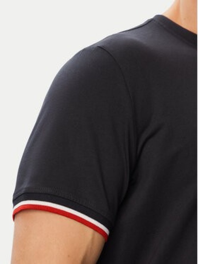 Beverly Hills Polo Club T-Shirt P-SS26M-TS0112 Granatowy Regular Fit