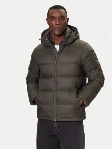 Calvin Klein Jeans Kurtka puchowa LV04RC518G Khaki Regular Fit