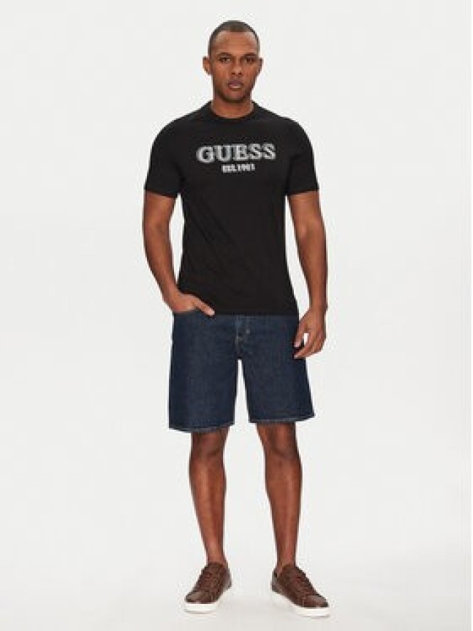 Guess T-Shirt M5GI07 I3Z14 Czarny Classic Fit