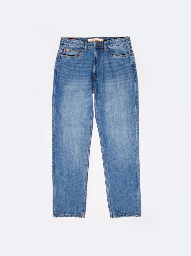 Jeansy męskie loose niebieskie Zack 324