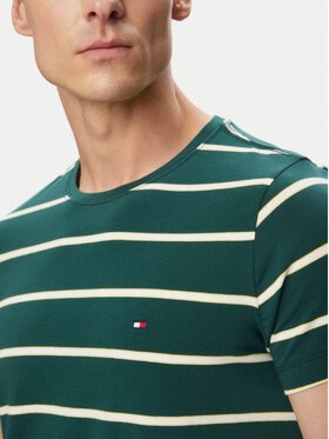 Tommy Hilfiger T-Shirt MW0MW10800 Zielony Regular Fit