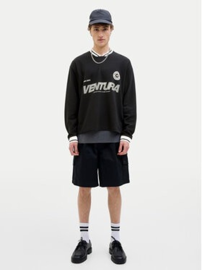 Jack & Jones Bluza Horizon 12278566 Czarny Oversize