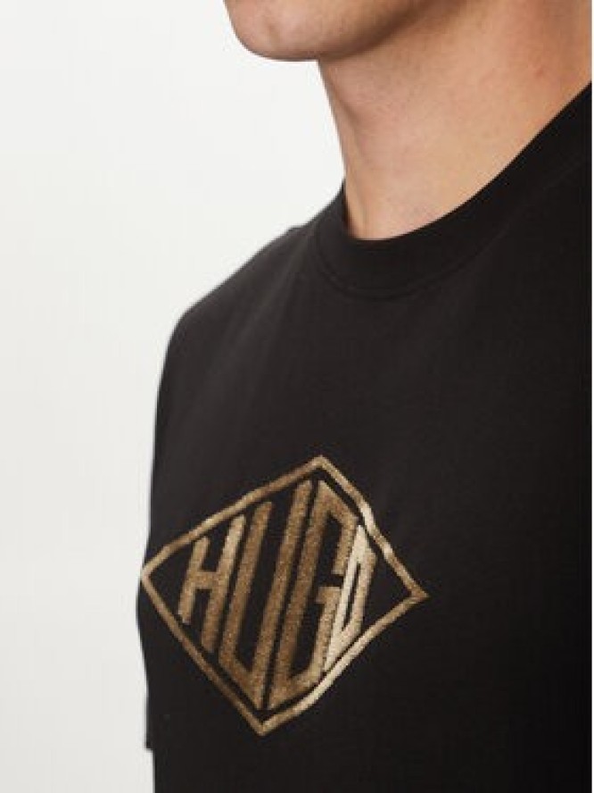 HUGO T-Shirt Dalendi 50534934 Czarny Regular Fit