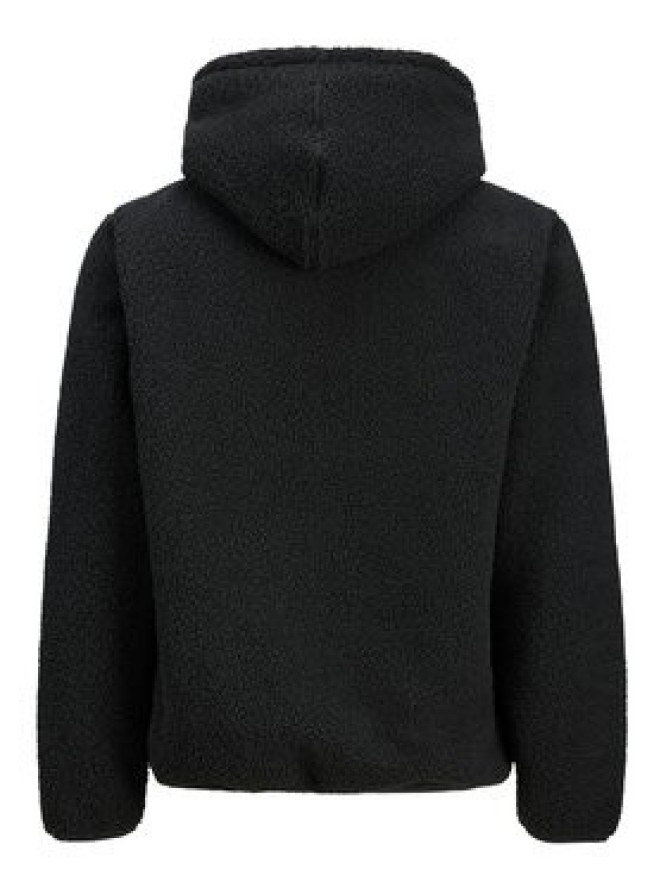 Jack & Jones Bluza Flare Teddy 12285678 Czarny Relaxed Fit