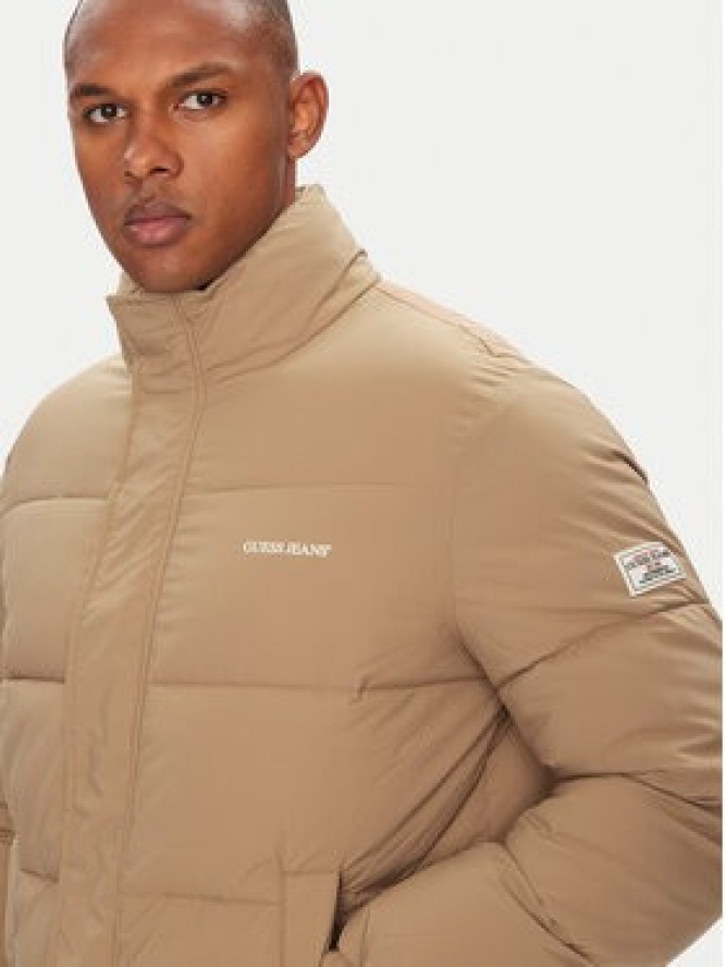 Guess Jeans Kurtka zimowa M4BL20 WGII2 Brązowy Regular Fit