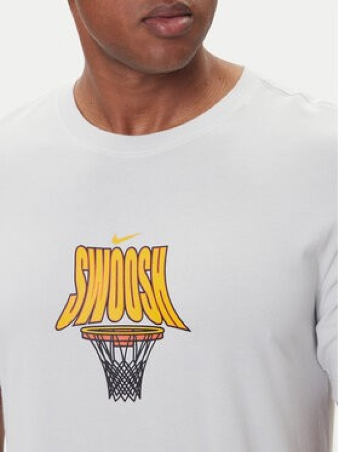 Nike T-Shirt HJ3466 025 Szary Regular Fit