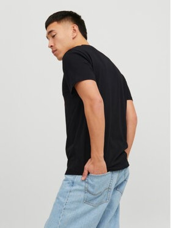 Jack & Jones T-Shirt Corp 12233999 Czarny Standard Fit