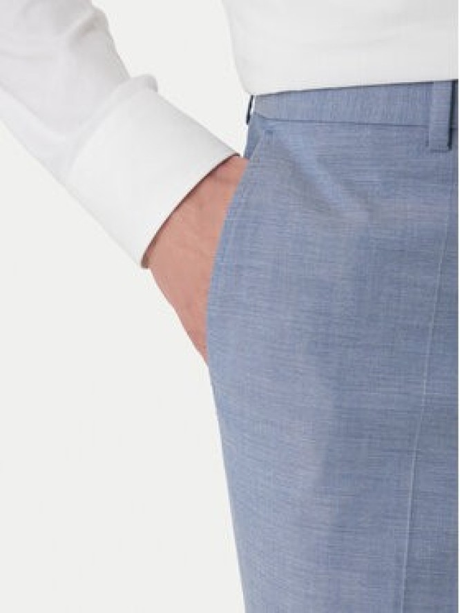 BOSS Garnitur Huge 50557273 Fioletowy Slim Fit