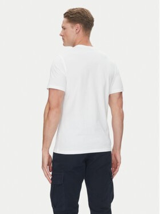 Barbour T-Shirt Devon MTS1391WH11 Biały Regular Fit