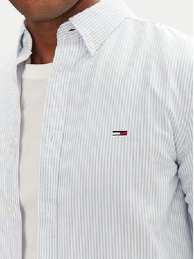 Tommy Jeans Koszula DM0DM20668 Niebieski Slim Fit