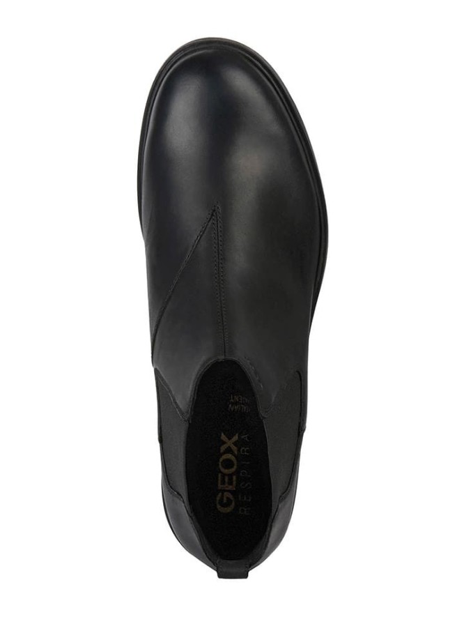 Geox Skórzane sztyblety "Rhadalf" w kolorze czarnym rozmiar: 41
