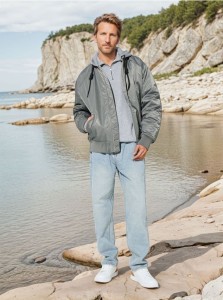 Kurtka z kapturem - khaki