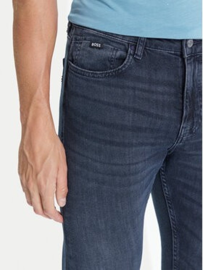 BOSS Jeansy H-Delaware 50544924 Granatowy Slim Fit