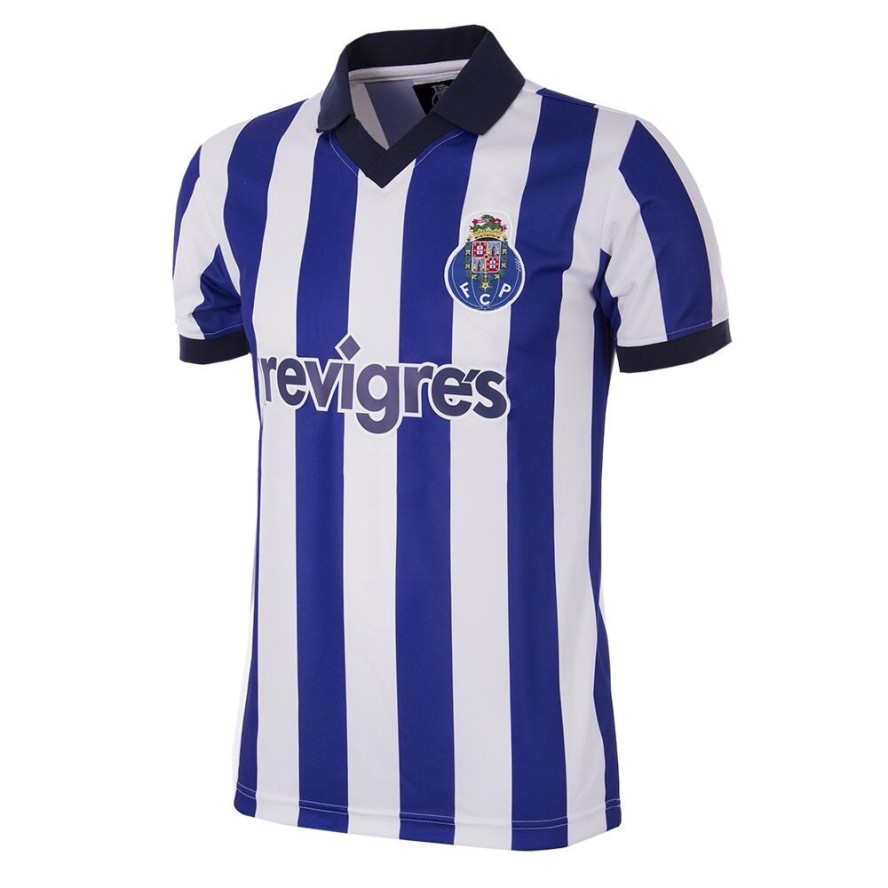 Koszulka retro dla dorosłych - FC Porto 1986-87 - Niebiesko-Biała