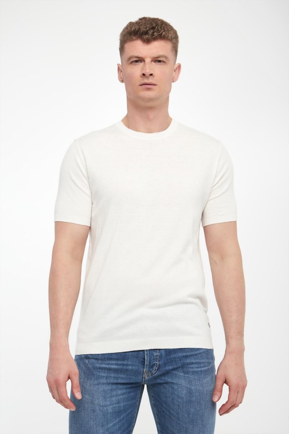 T-shirt męski dzianinowy LIU JO