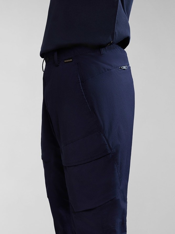 Napapijri Spodnie w kolorze granatowym rozmiar: S