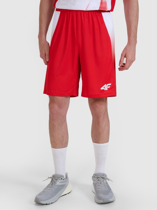 4F Spodenki meczowe replika męskie 4F x Polska Siatkówka - czerwone M