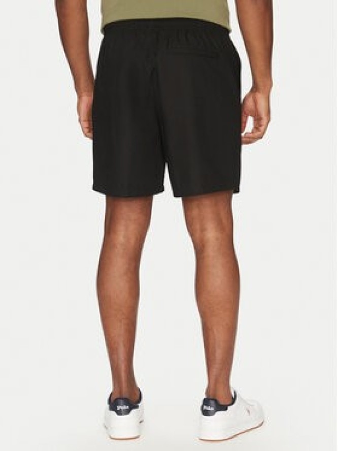 Lacoste Szorty materiałowe GH7220 Czarny Relaxed Fit