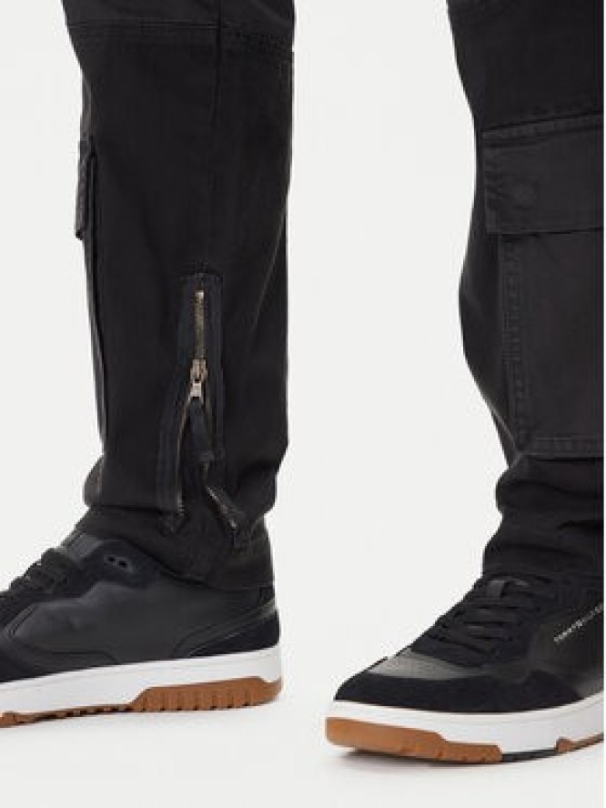 Aeronautica Militare Spodnie materiałowe 252PA1664UCT04241 Czarny Regular Fit