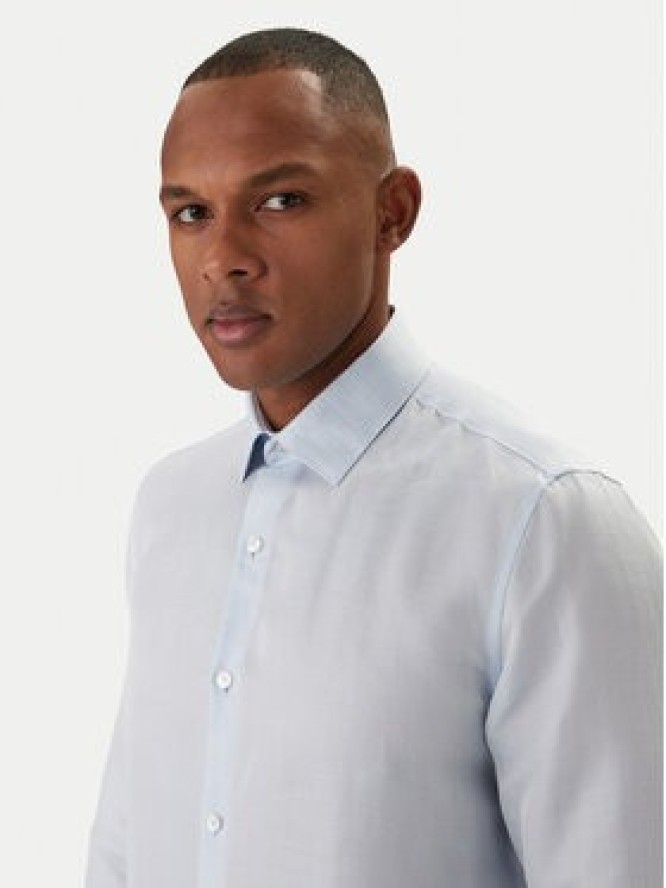 Calvin Klein Koszula LV019EU121 Błękitny Regular Fit