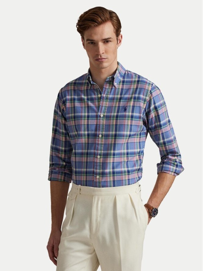 Polo Ralph Lauren Koszula 710922273005 Niebieski Custom Fit