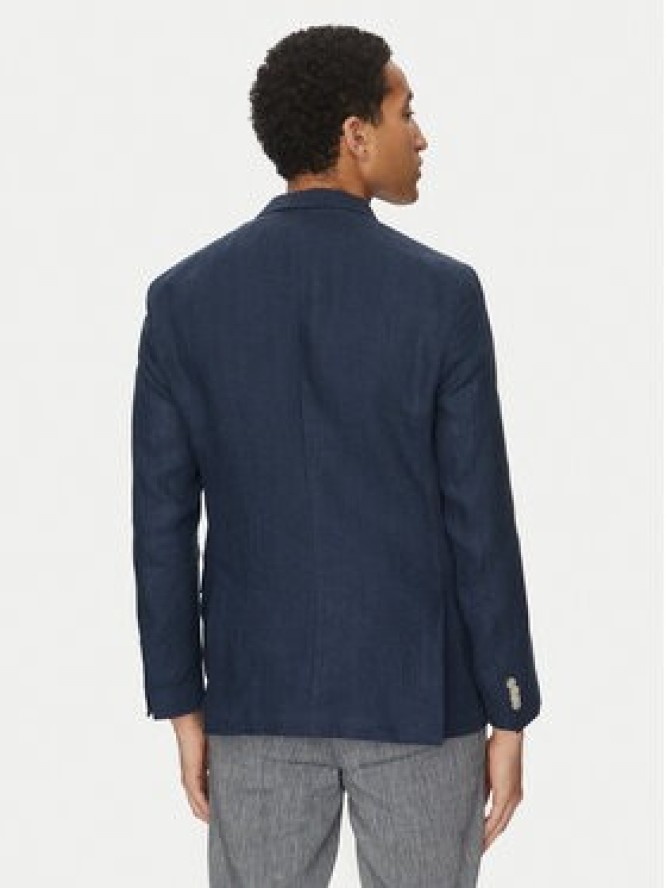 BOSS Marynarka C-Huge-Peak-252 50540516 Granatowy Slim Fit