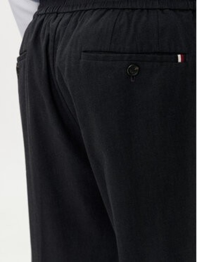 Tommy Hilfiger Chinosy Chelsea MW0MW33933 Granatowy Slim Fit