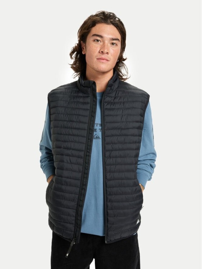 Quiksilver Bezrękawnik Scaly Sleeveless EQYJK04191 Czarny Regular Fit