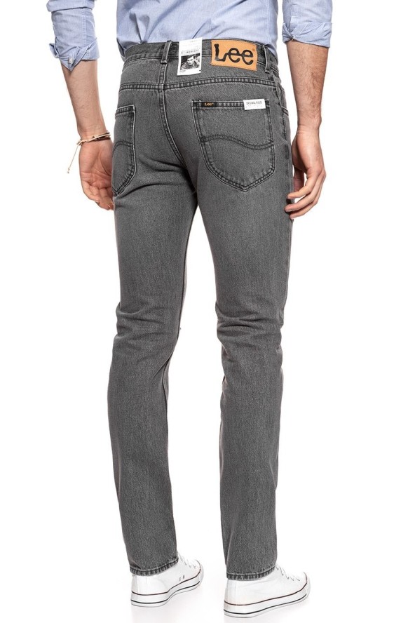JEANSY MĘSKIE LEE RIDER GREY TRASHED L73DFFIH 112120363