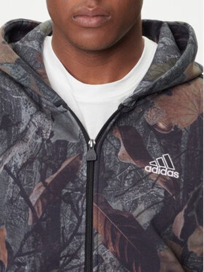 adidas Bluza Camo JY2775 Szary Loose Fit