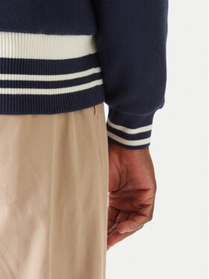 Lacoste Kardigan AH7725 Granatowy Regular Fit