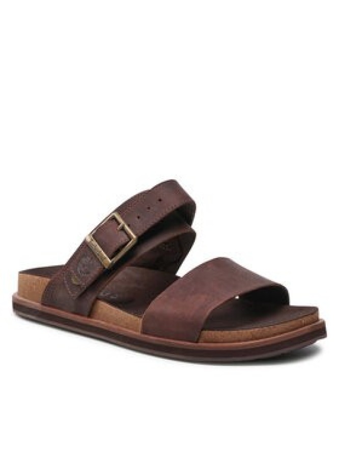 Timberland Sandały Amalfi Vibes 2Band Sandal TB0A419HV131 Brązowy