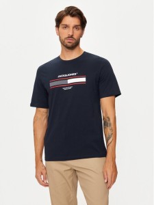 Jack & Jones T-Shirt South 12256784 Niebieski Standard Fit