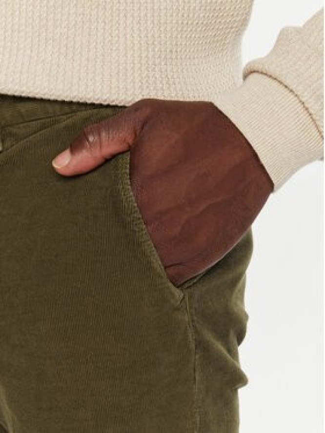 Tommy Hilfiger Spodnie materiałowe MW0MW32932 Khaki Regular Fit