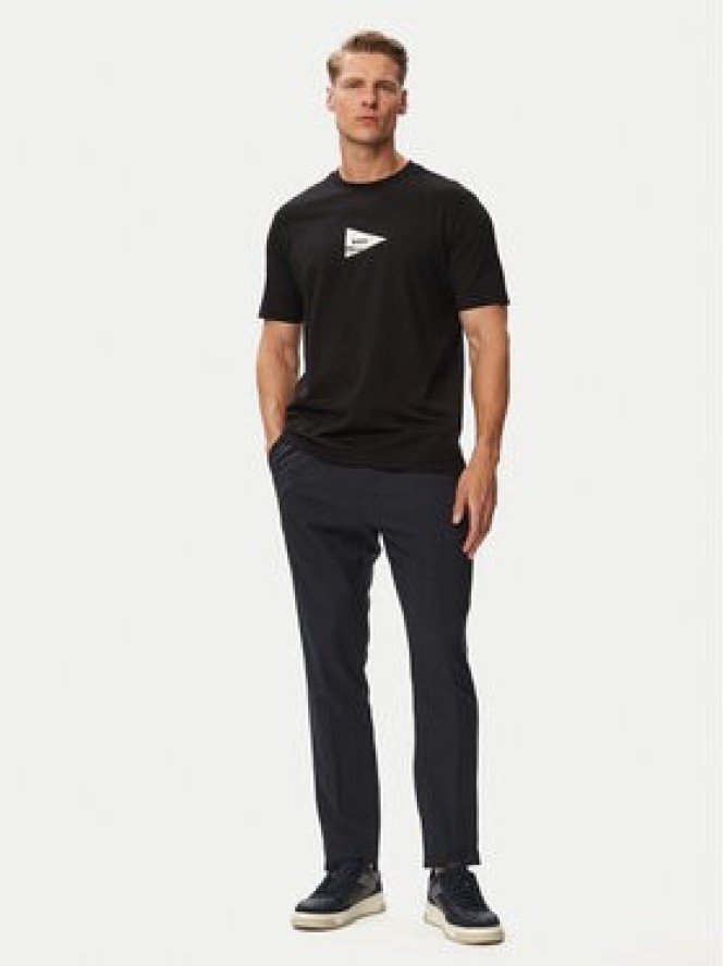 BOSS T-Shirt TS_Network Photo 50564740 Czarny Regular Fit