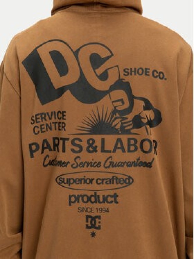 DC Shoes Bluza Parts Dep EDYSF03257 Brązowy Regular Fit