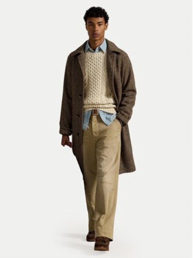 Polo Ralph Lauren Sweter 710917054003 Beżowy Regular Fit