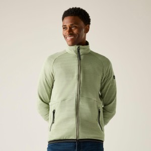 Męska bluza polarowa Malton z zamkiem błyskawicznym i marlowym wykończeniem