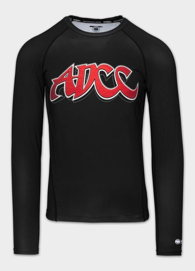 Męski Rashguard longsleeve PITBULL koszulka techniczna sportowa ADCC