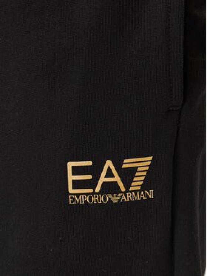 EA7 Emporio Armani Spodnie dresowe 8NPP65 PJVRZ MC004 Czarny Regular Fit