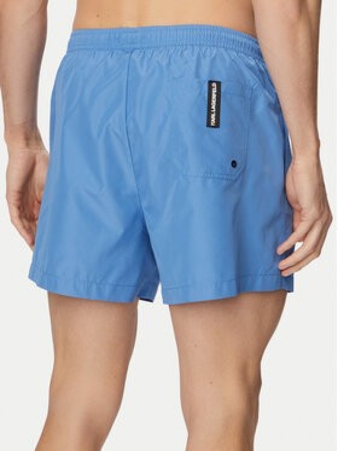 KARL LAGERFELD Szorty kąpielowe A1M46013 Niebieski Regular Fit