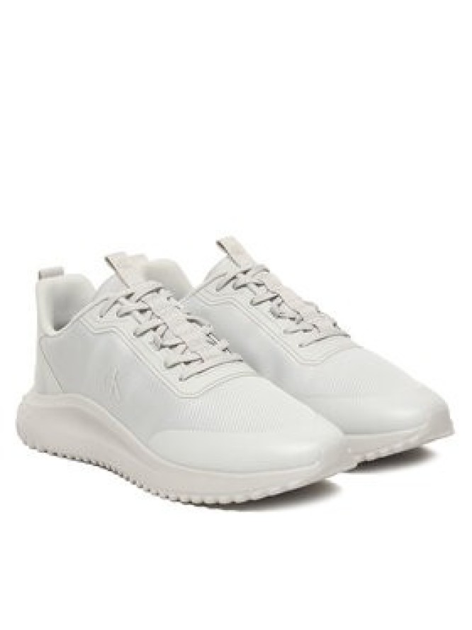 Calvin Klein Sneakersy Eva Runner Lace Up Mat Mix YM0YM01442 Szary