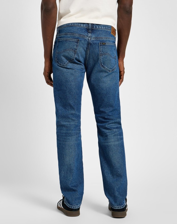 LEE RIDER MĘSKIE SPODNIE JEANSOWE JEANS DŻINSY BLUE ABYSS 112355794 L701008561