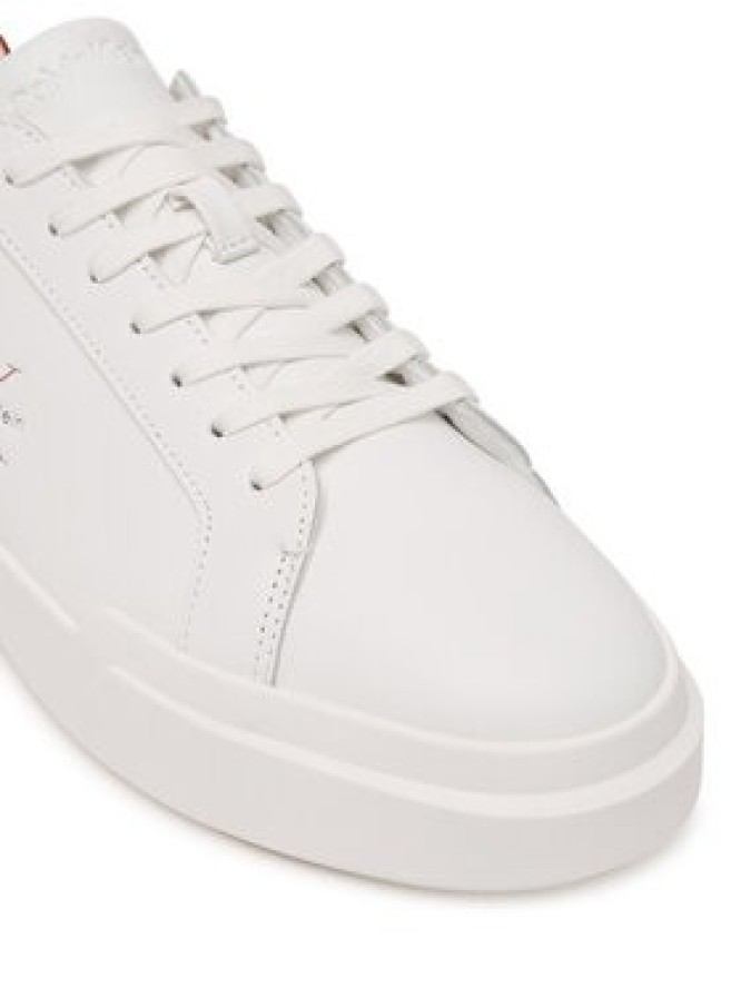 Calvin Klein Sneakersy Chunky Cupsole Laceup Lth YM0YM01344 Biały