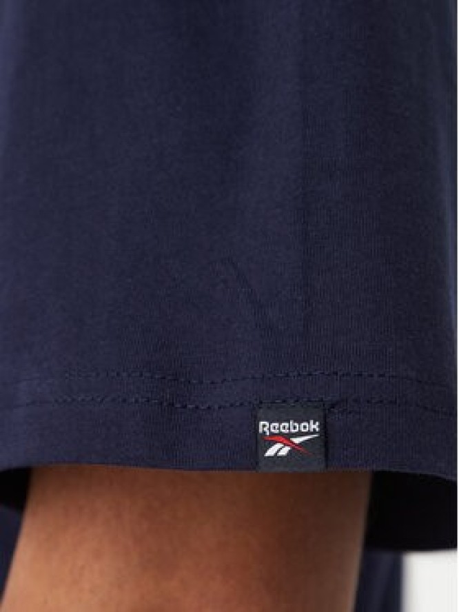 Reebok T-Shirt RK25735CCM Granatowy Regular Fit