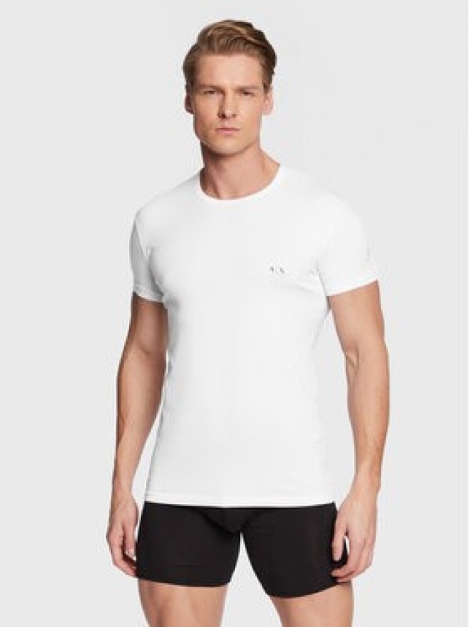 Armani Exchange Komplet t-shirtów 956005 CC282 04710 Biały Slim Fit
